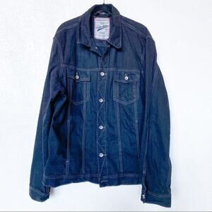 Nasty Gal Angelo Litrico Black Denim Jacket Size M/L